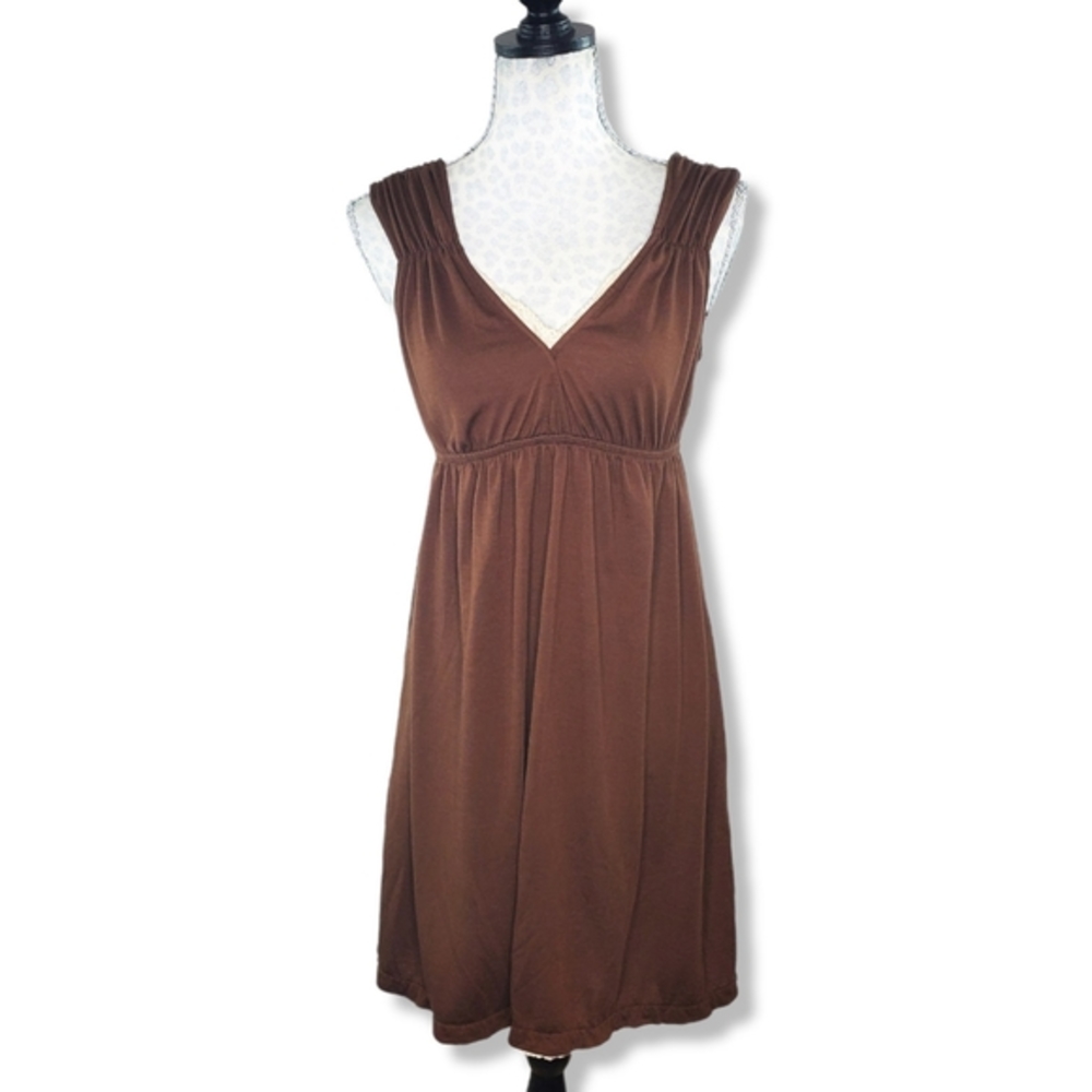 CLOSET CLOSING! Max Rave Vintage • y2k Chocolate Brown Summer Dress